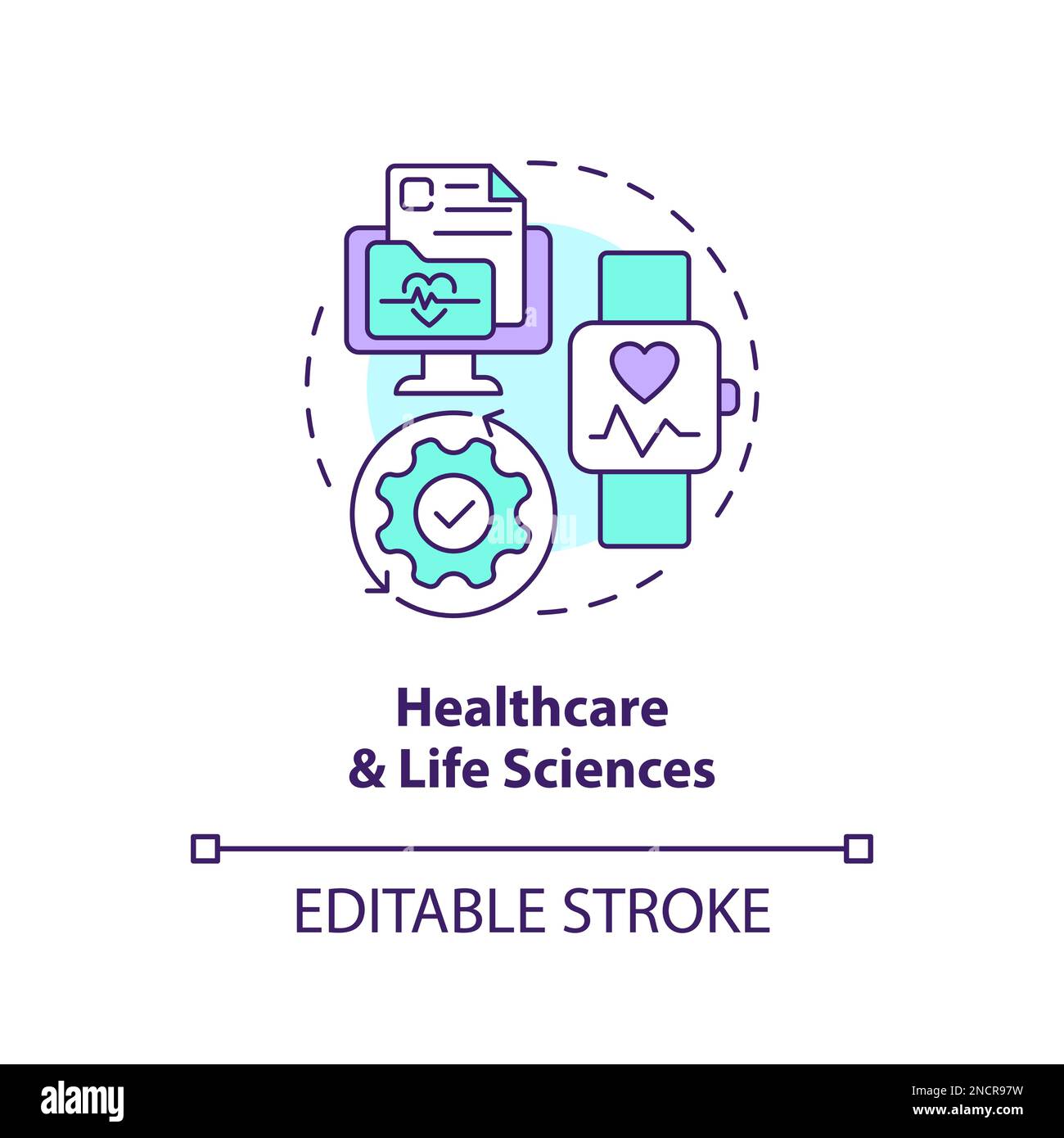 Healthcare and life sciences concept icon Stock Vector Image & Art Alamy