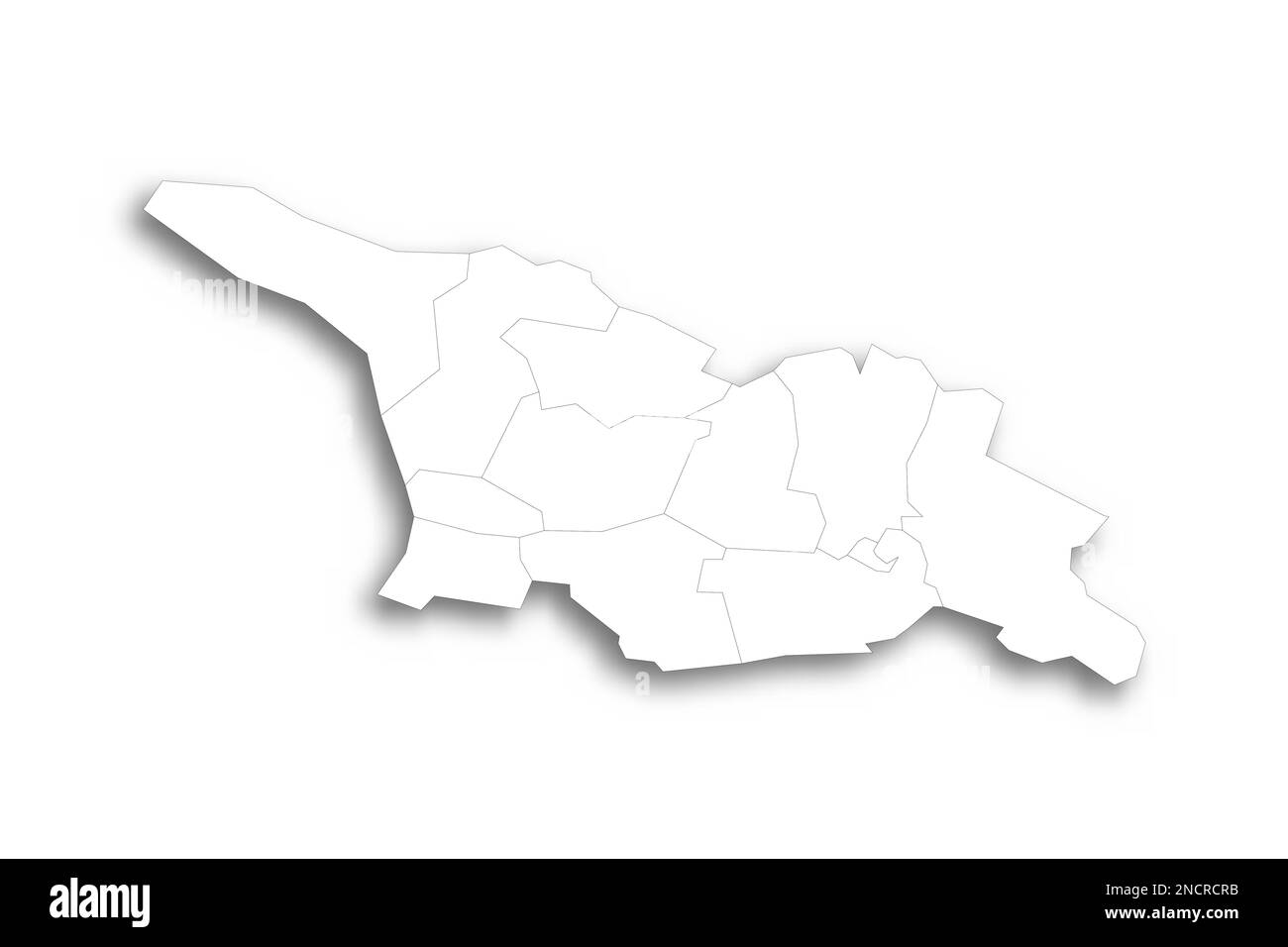 political map of administrative divisions regions and