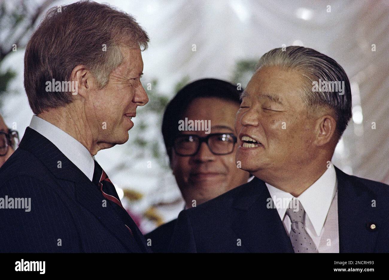 President Jimmy Carter and Japanese Prime Minister Masayoshi Ohira ...