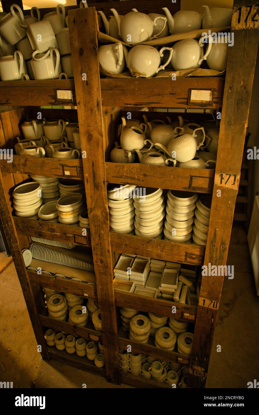 Porcelain crockery Stock Photo