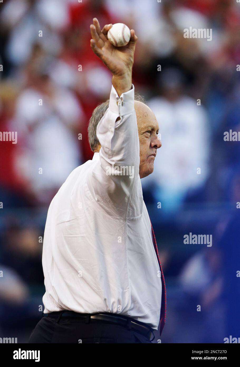 Texas Rangers president Nolan Ryan as the Rangers play the St