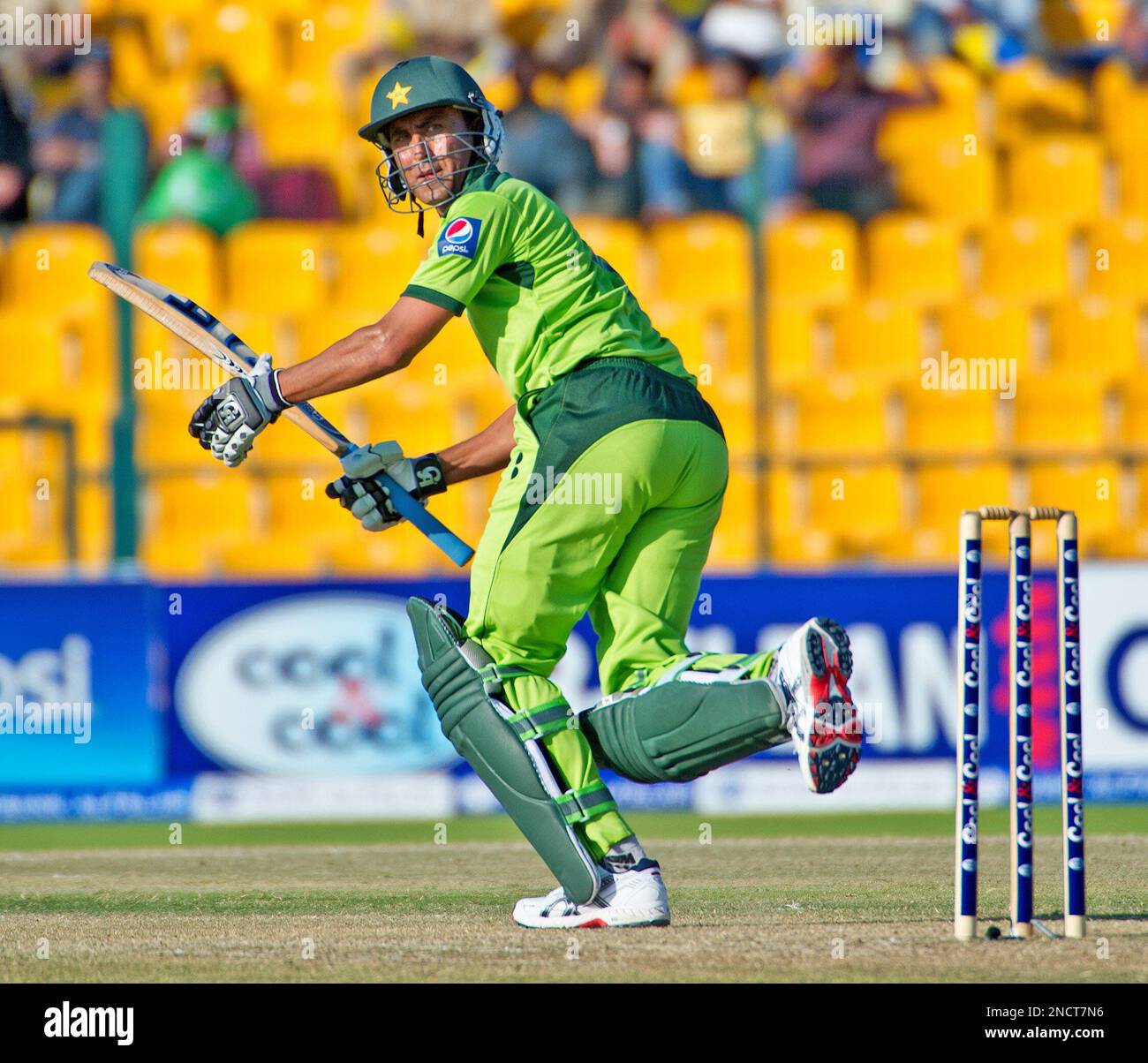 Pakistan s Younis Khan Grabs A Single Run During The 1st One Day pakistan-s-younis-khan-grabs-a-single-run-during-the-1st-one-day
