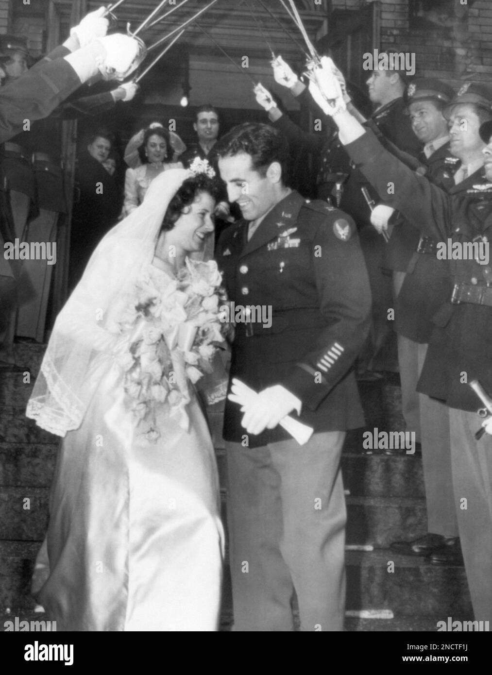 Capt. Don S. Gentile of Piqua, Ohio an air ace in the European Theater