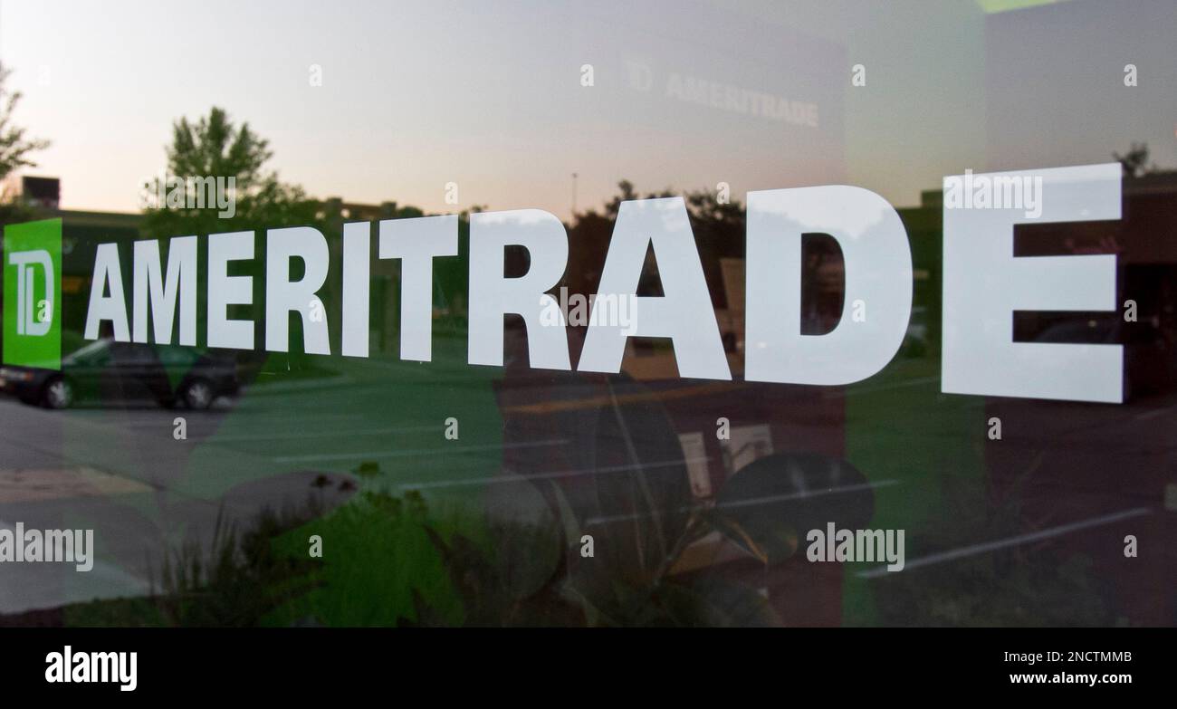 FILE In this July 18, 2010 file photograph, a TD Ameritrade logo is