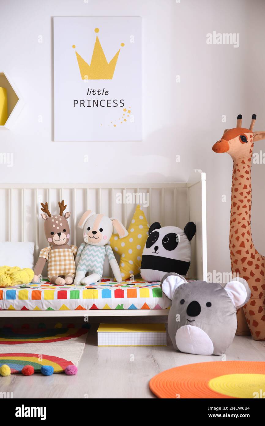 Interior design baby nursery plush hi-res stock photography and images ...