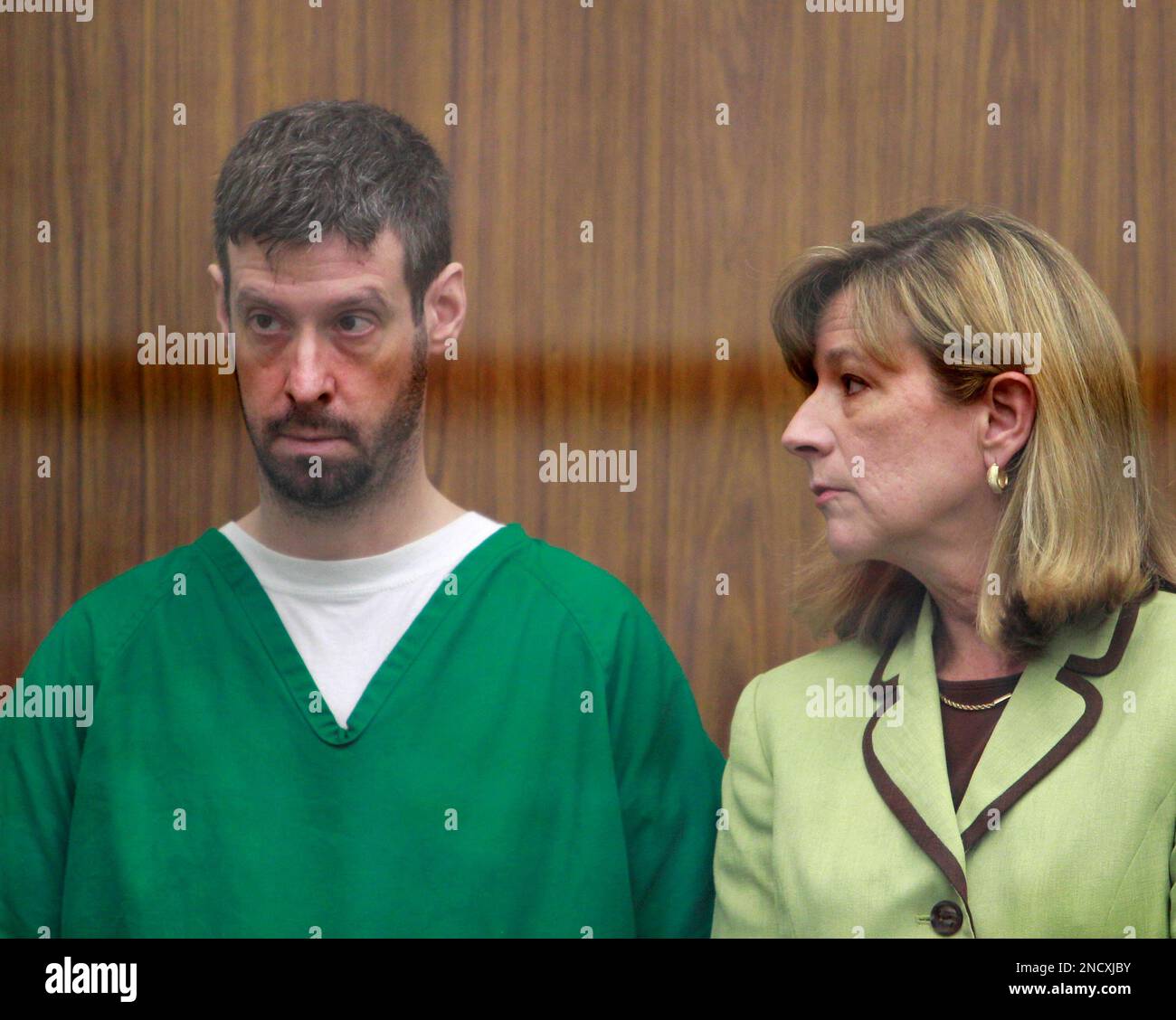 Brendan Liam O'Rourke, left, with his attorney, Kathleen Cannon ...