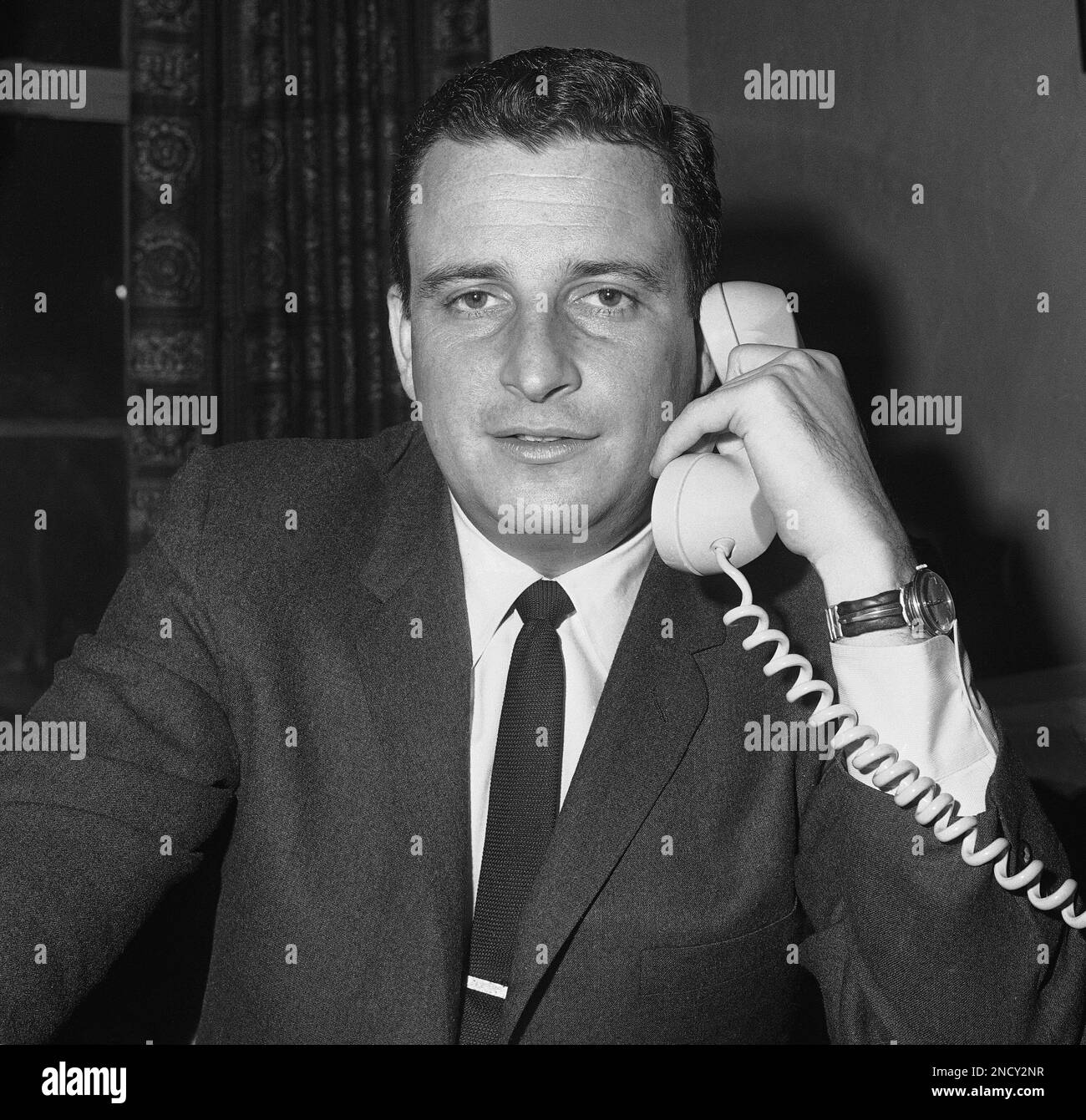 Arthur B. Modell, president of the Cleveland Browns, answering the ...