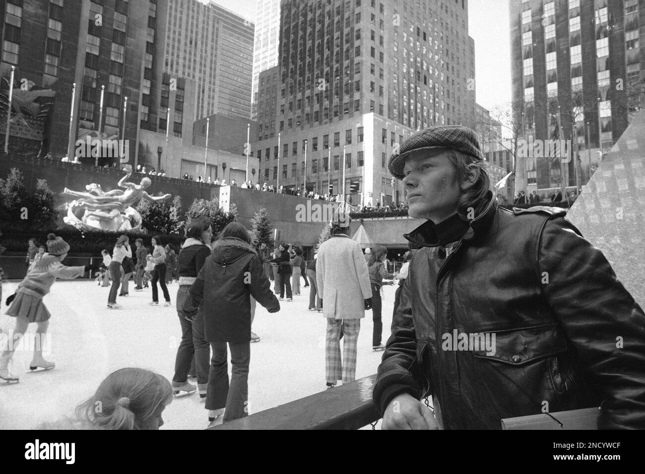 French tightrope walker Philippe Petit, views the sights of New York’s