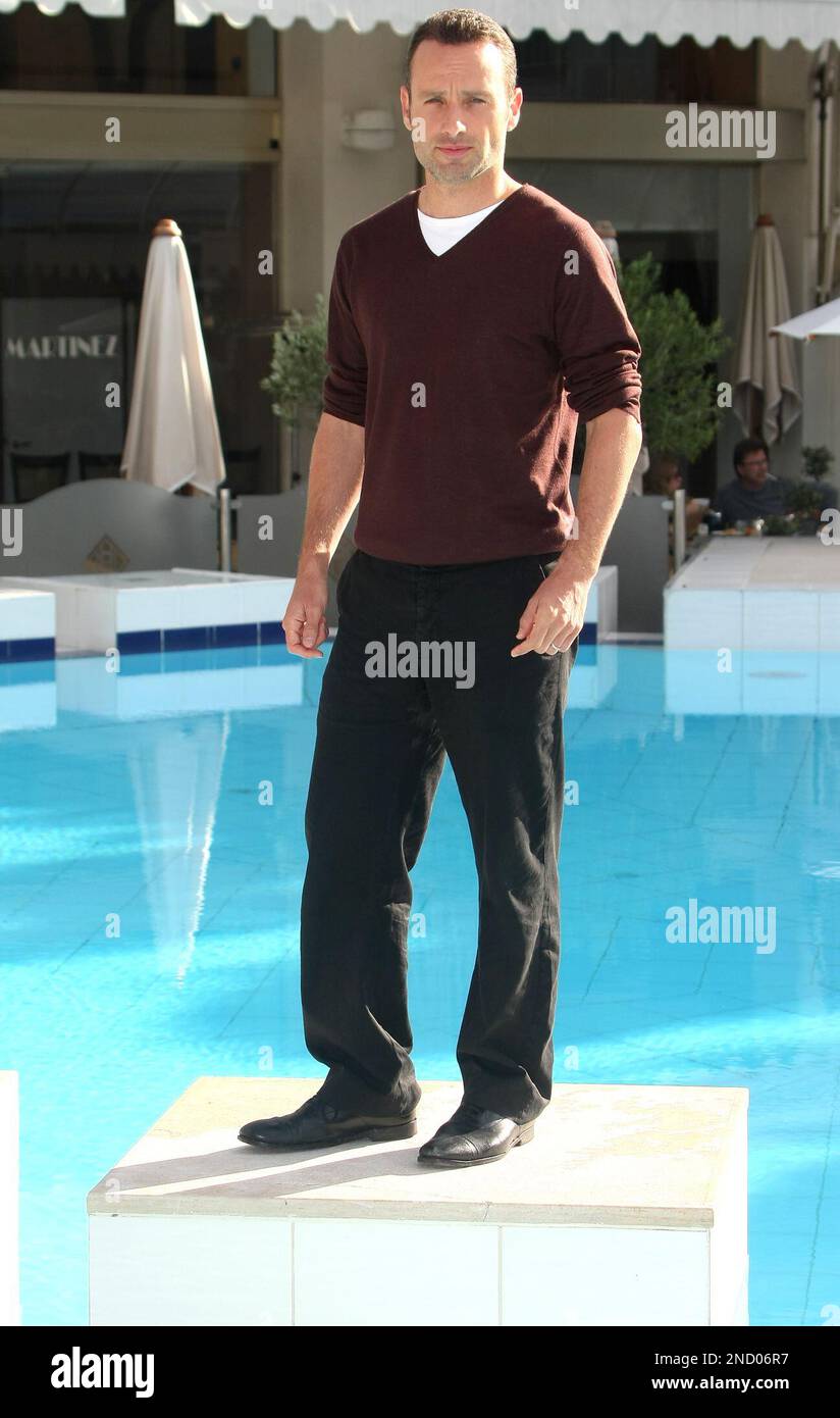 British actor Andrew Lincoln poses for photographers during the 26th