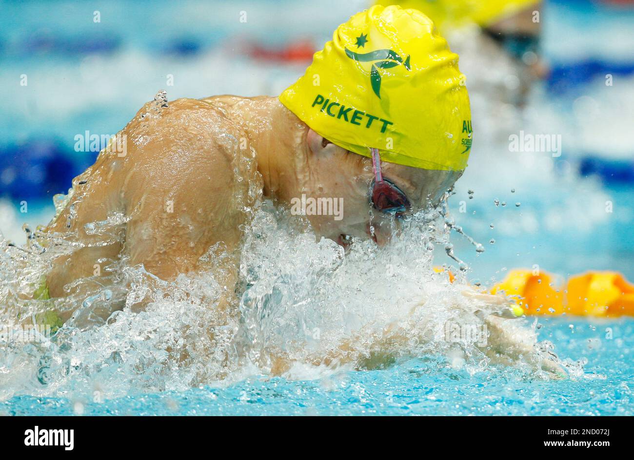 Australia's Leiston Pickett competes to win gold in the Women's 50m