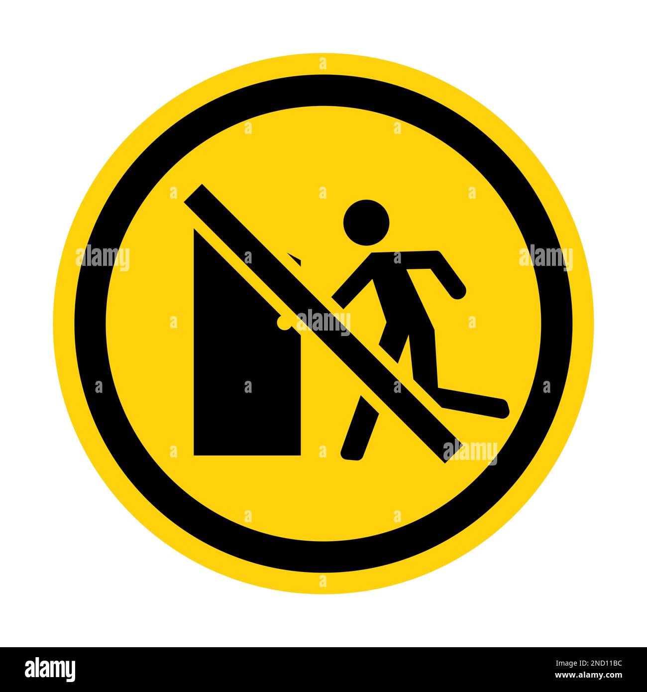 No Exit Sign On White Background Stock Vector Image & Art Alamy