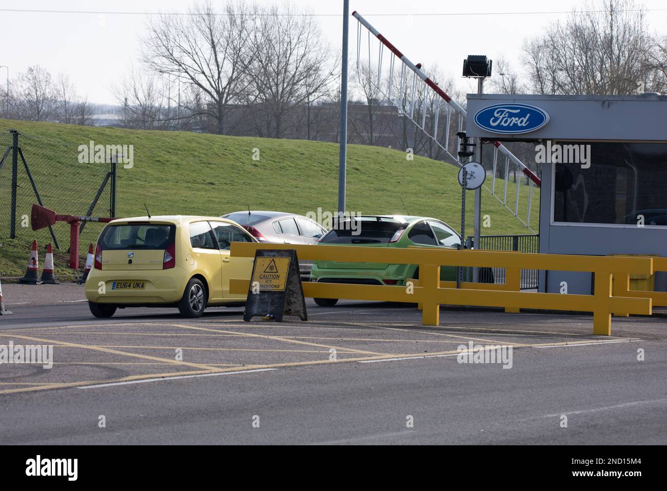 Basildon, UK. 15th Feb, 2023. Dunton Essex 15th Feb 2023 It is reported that it is possible up to one thousand jobs will be made redundant at the Ford Technical Centre at Dunton Essex as part of a restructuring due to the move to electric vehicles Credit: Ian Davidson/Alamy Live News Stock Photo