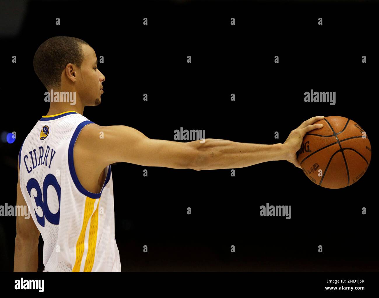 Golden State Warriors' Stephen Curry during media day in Oakland, Calif.,  Monday, Sept. 27, 2010.(AP Photo/Marcio Jose Sanchez Stock Photo - Alamy