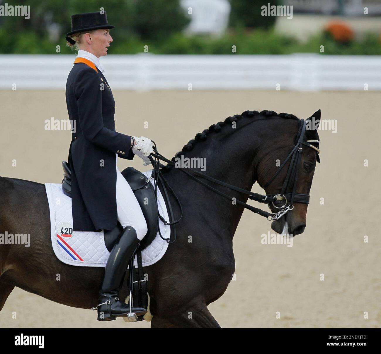 Imke SchellekensBartels, of the Netherlands, rides Hunter Douglas