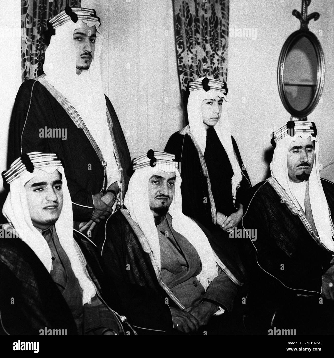 Dressed in their picturesque traditional robes, members of the Royal ...