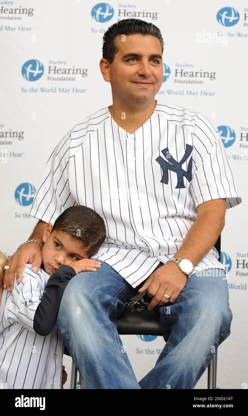 Buddy "Cake Boss" Valastro and his son Buddy Jr. attend the children’s
