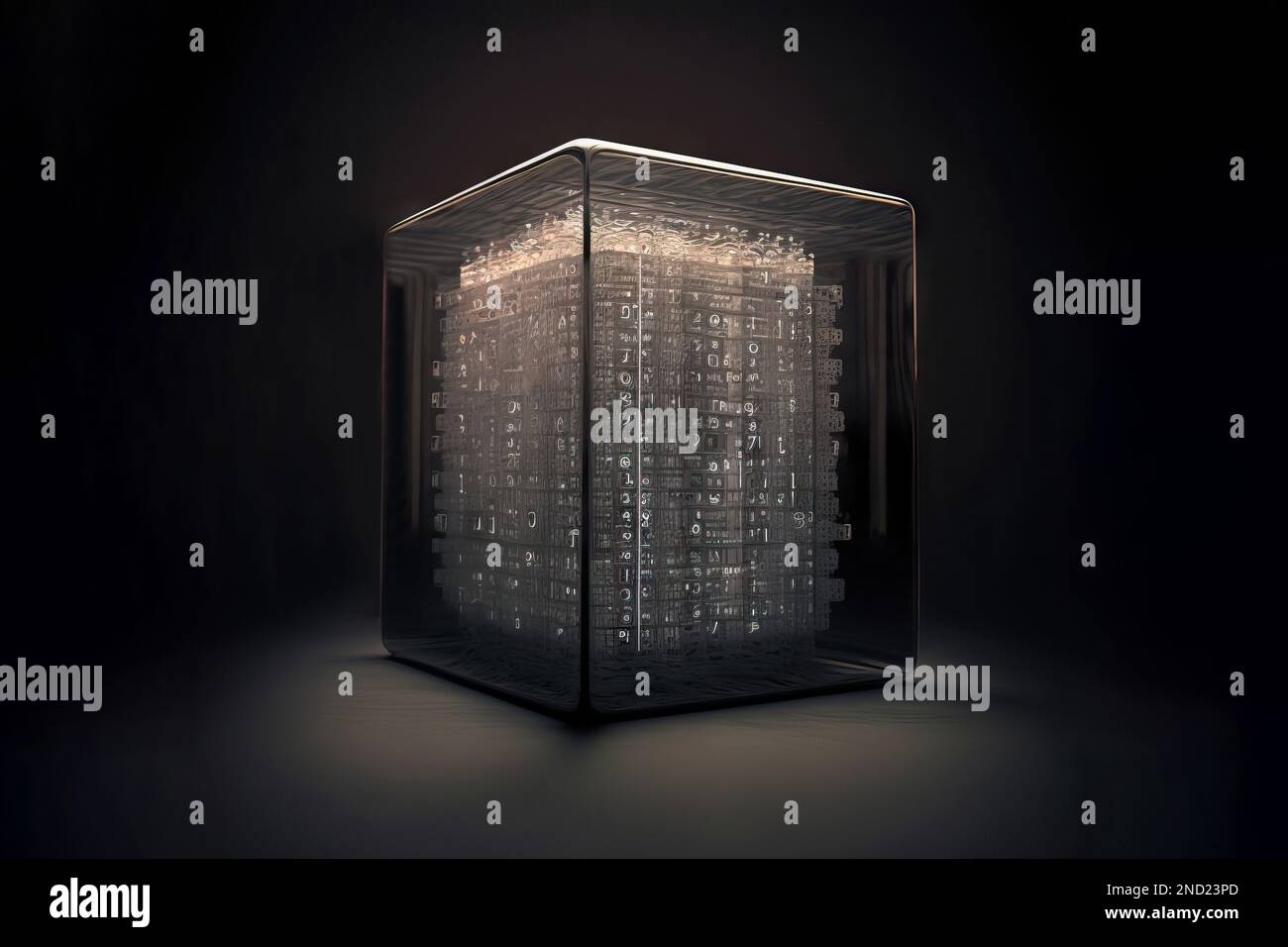 Luminous cube hi-res stock photography and images - Alamy