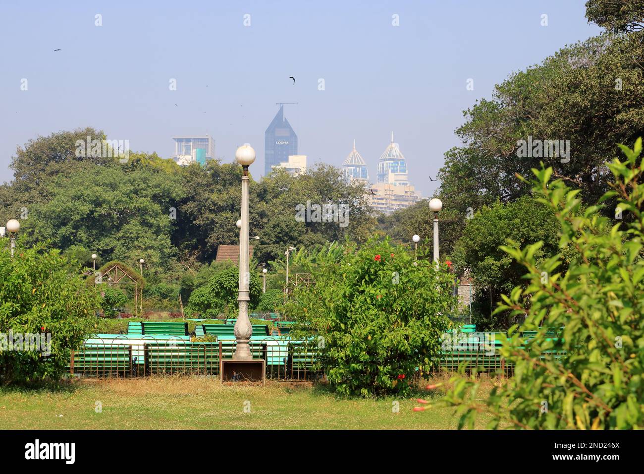 the Hanging Gardens of Mumbai, Maharashtra in India Stock Photo Alamy