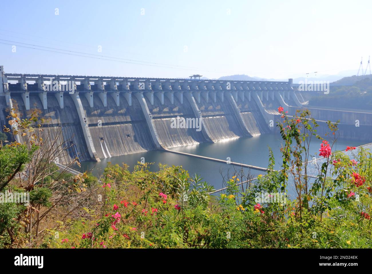 Sardar Sarovar Dam Gujarat (Kevadia Gaam), India Stock Photo Alamy