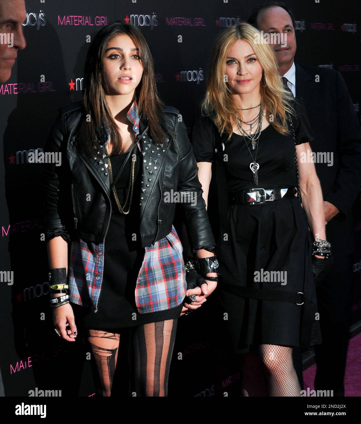 Pop singer Madonna, right, and her daughter Lourdes Leon Ciccone attend(01)