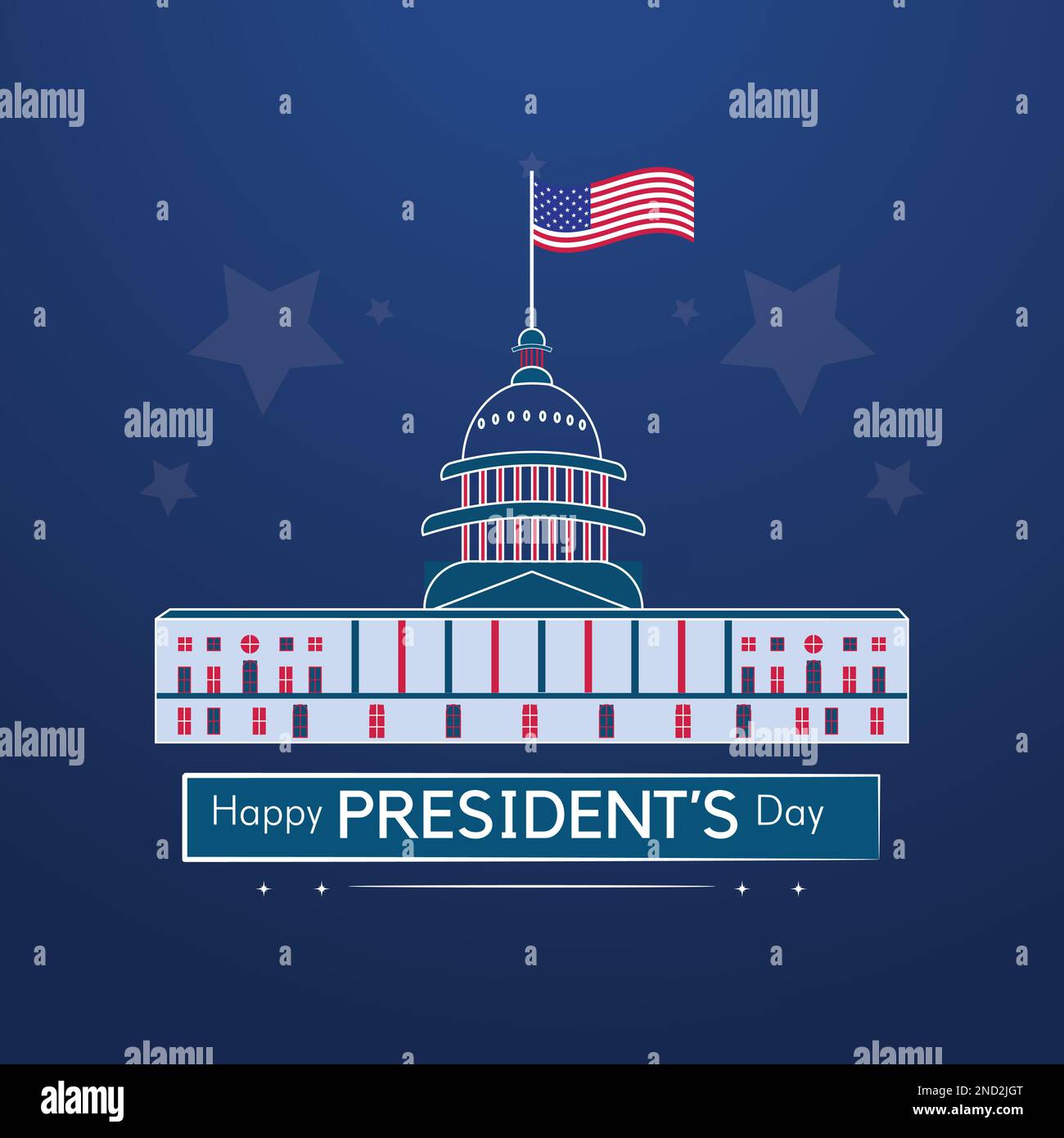 Colored happy president day poster Vector Stock Vector Image & Art - Alamy