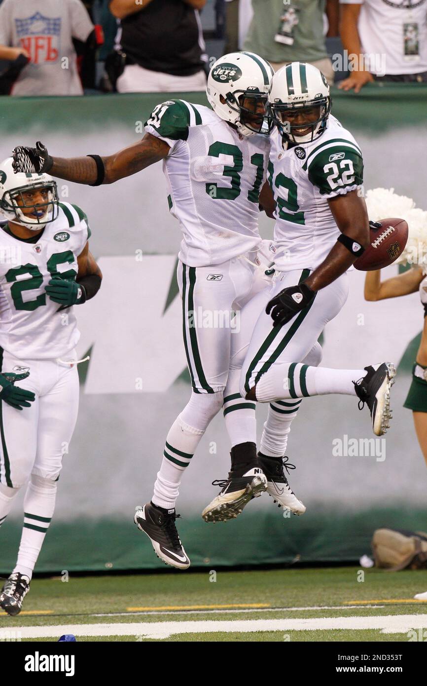 New York Jets cornerback Antonio Cromartie (31) celebrates with