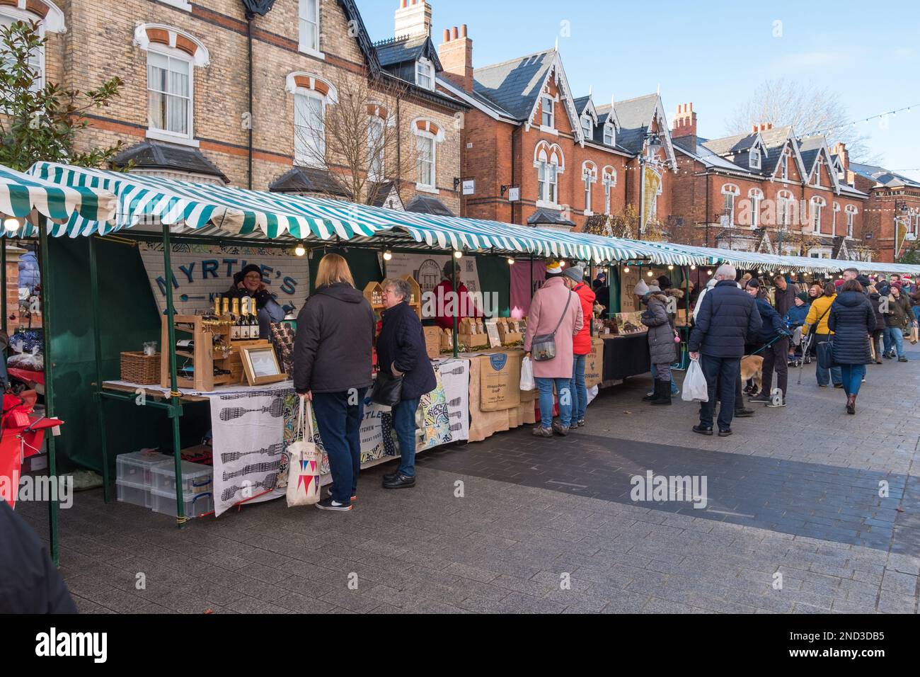 Saturday Artisan food and craft market in Greenfield Crescent, Edgbston