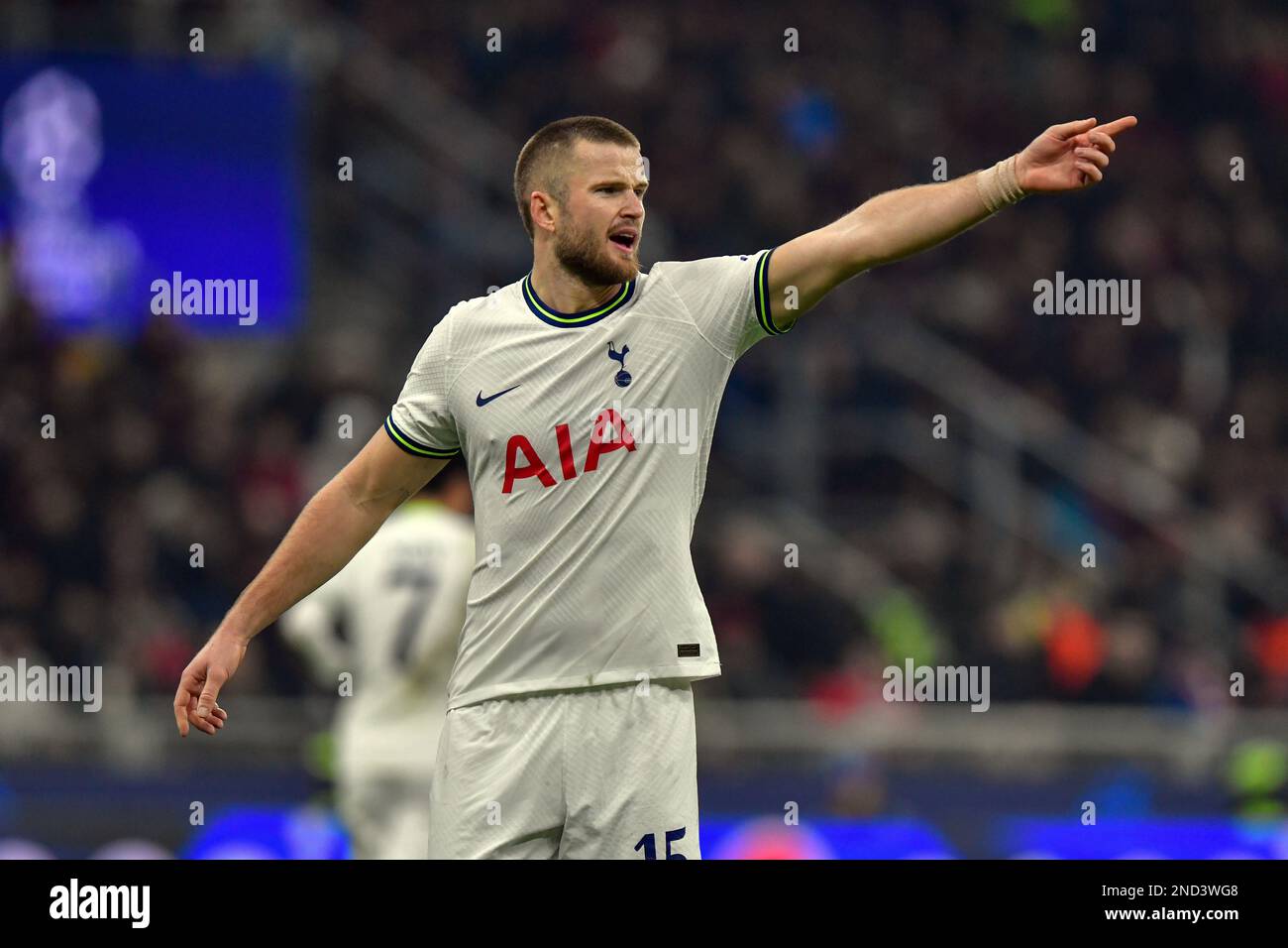 Milano, Italy. 14th Feb, 2023. Rafael Leao (17) of AC Milan seen during the  UEFA Champions League match between AC Milan and Tottenham Hotspur at San  Siro in Milano. (Photo Credit: Gonzales