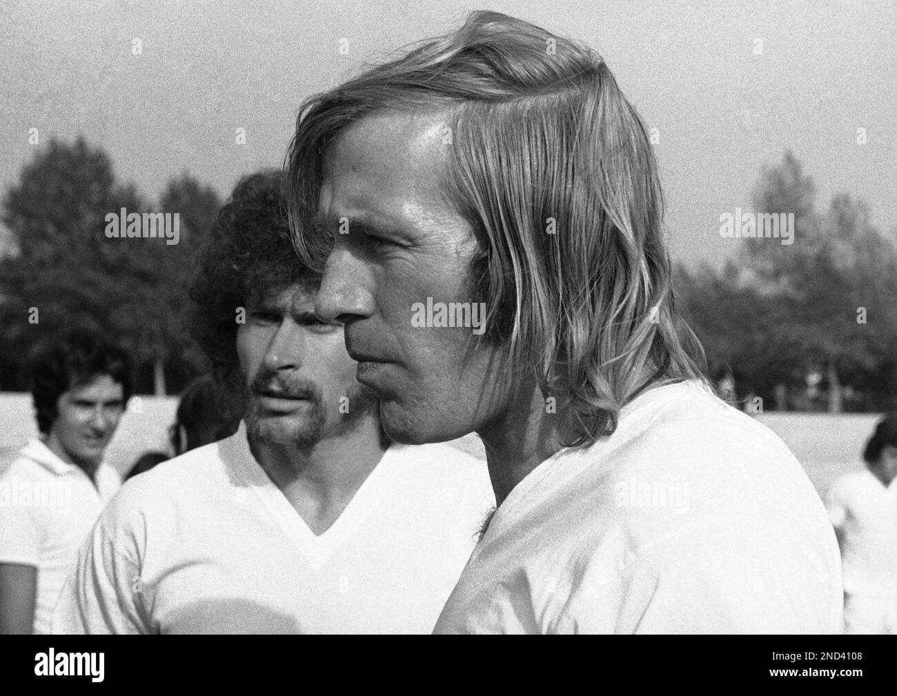 Gunther Netzer Portrait of German soccer star Guenter Netzer and newly appointed ...