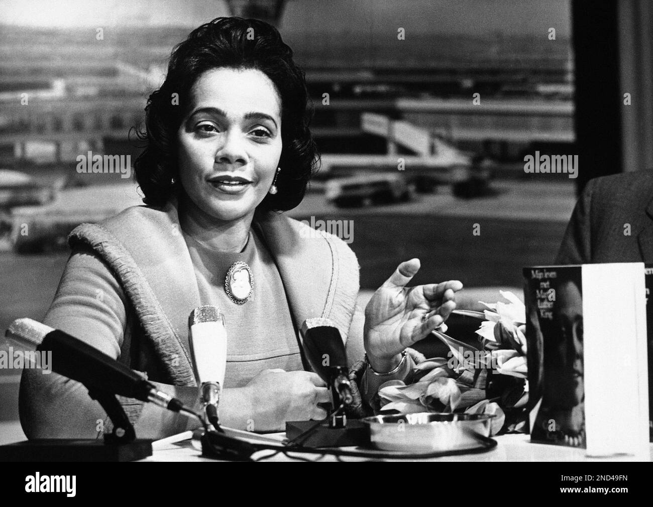 Mrs. Coretta King, widow of the late Dr. Martin Luther King, arrived at ...