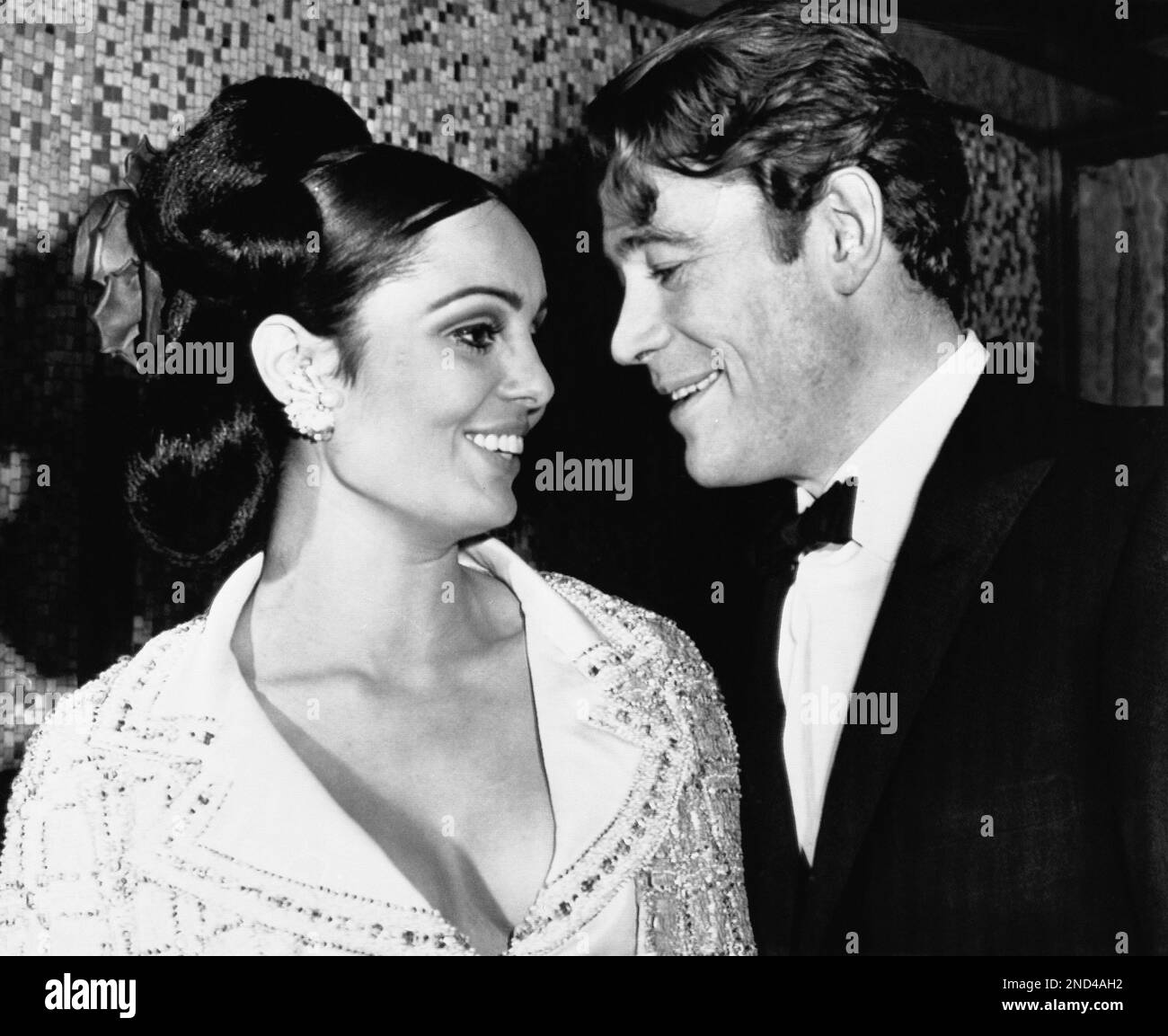 Irish actor, film star Peter O’ Toole and costar, Israeli actress