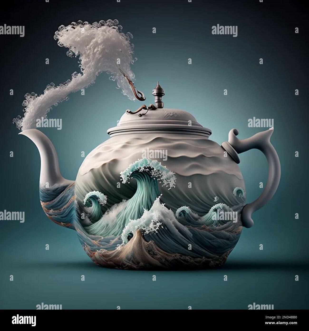 Tempest in a Teapot Stock Photo Alamy
