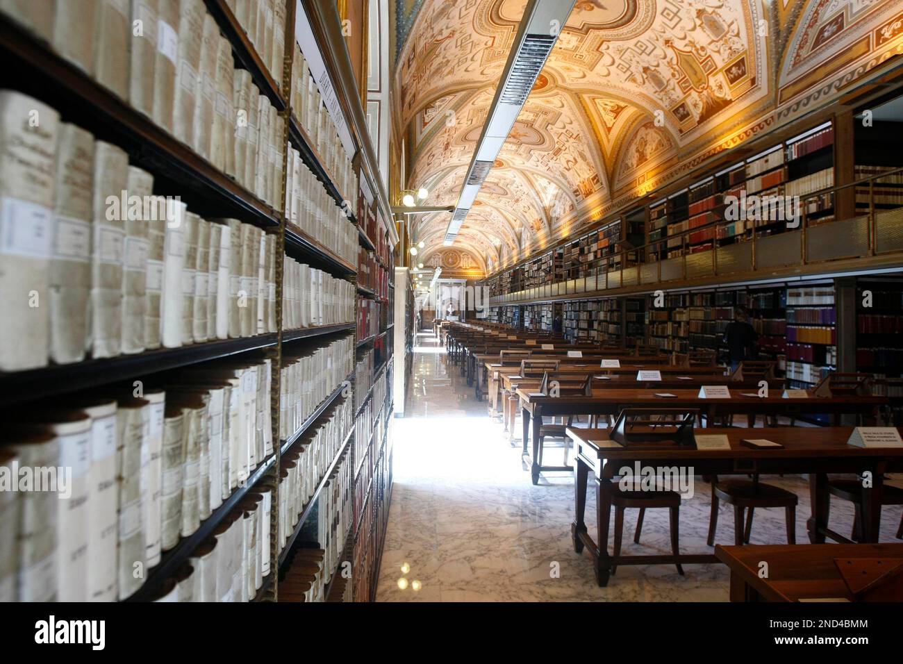 A view of the Vatican Apostolic Library, Vatican City