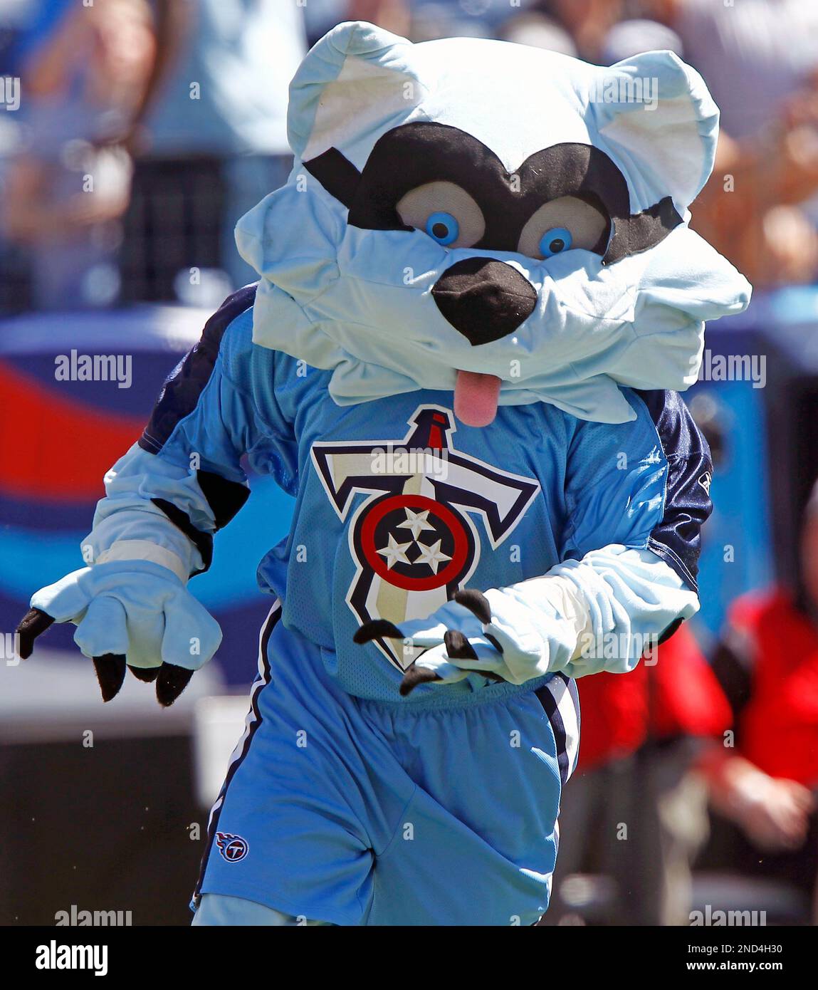 Tennessee Titans mascot T-Rac Over the Years