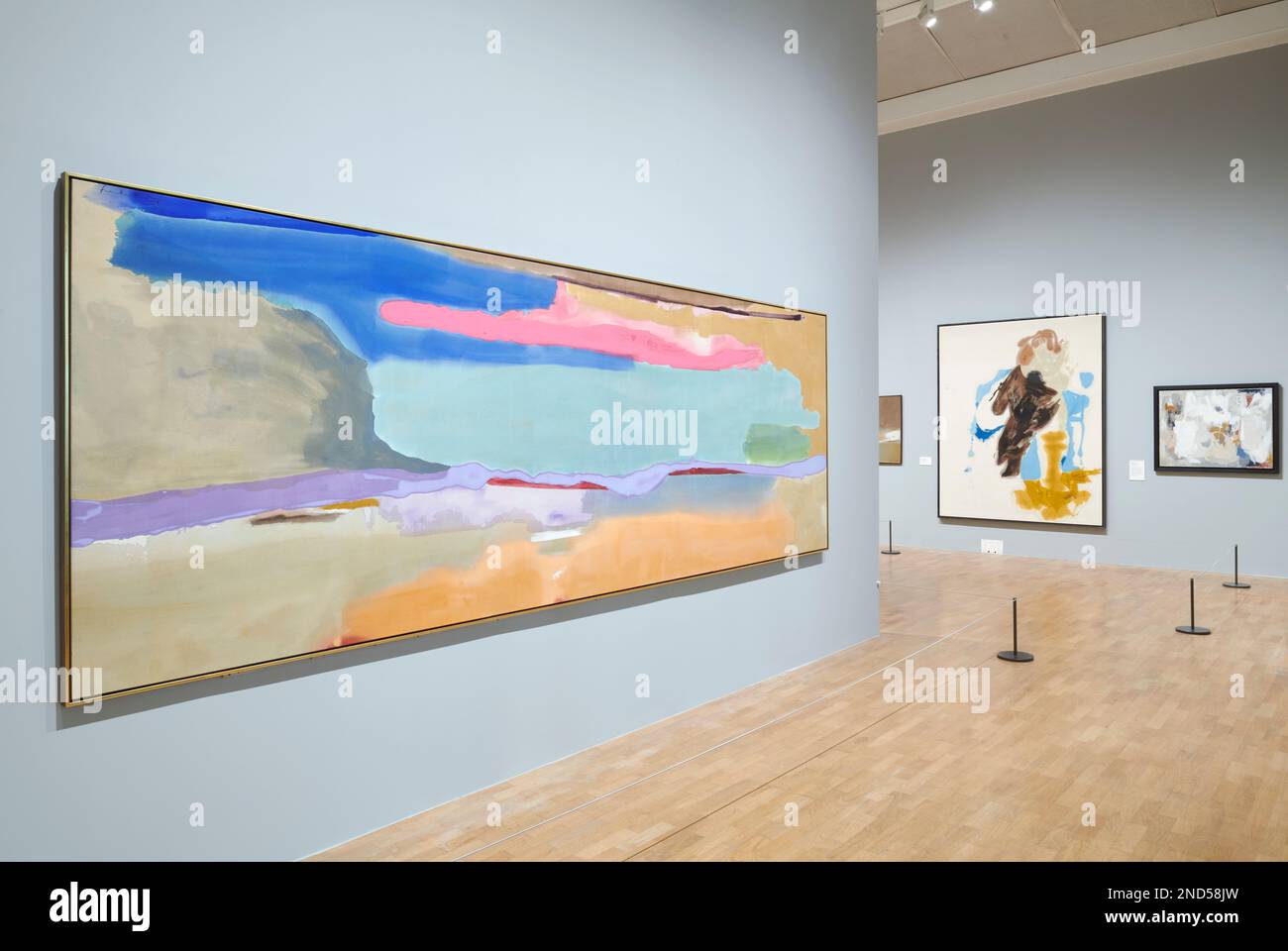 Installation views of Action, Gesture, Paint Women Artists and Global