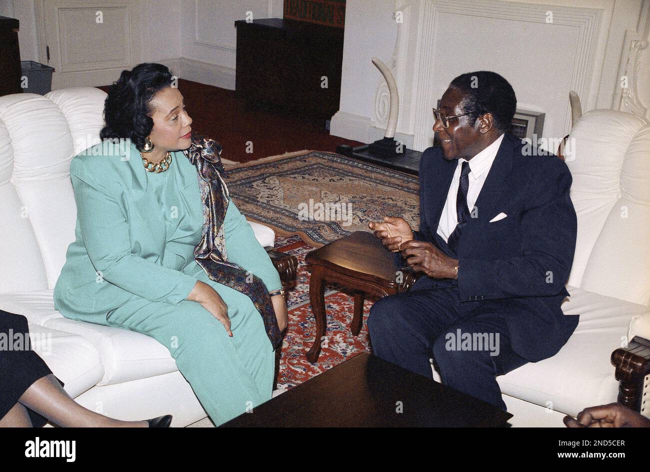 The widow of the late Civil Rights Leader, Martin Luther King, Coretta ...