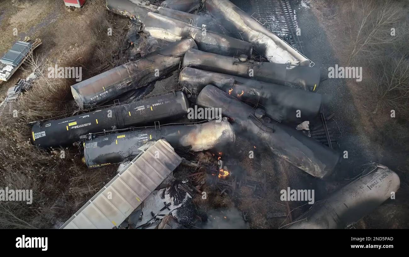 WASHINGTON, Feb. 15, 2023 (Xinhua) This video screenshot released by the U.S. National