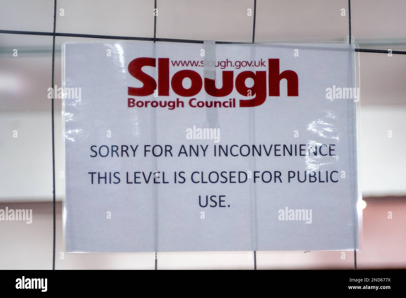 Slough, Berkshire, UK. 15th February, 2023. A bank of Electric Vehicle