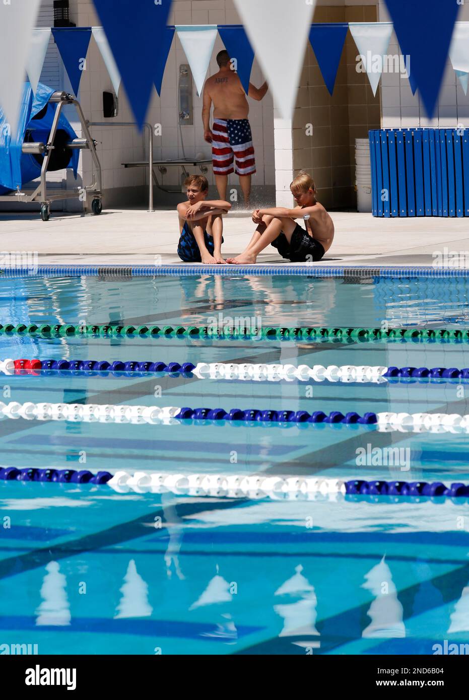 Twins William, (left) and Aidan Gailmard both 11yearsold of Walnut