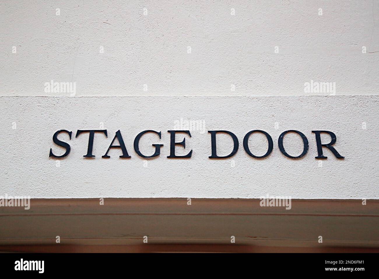 Stage door of a theater Stock Photo Alamy