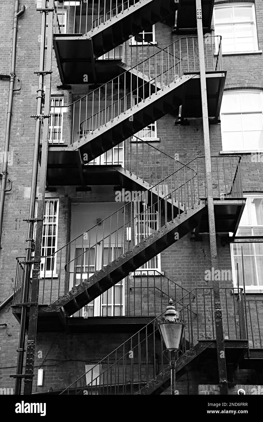 Stairs outside of the building Stock Photo