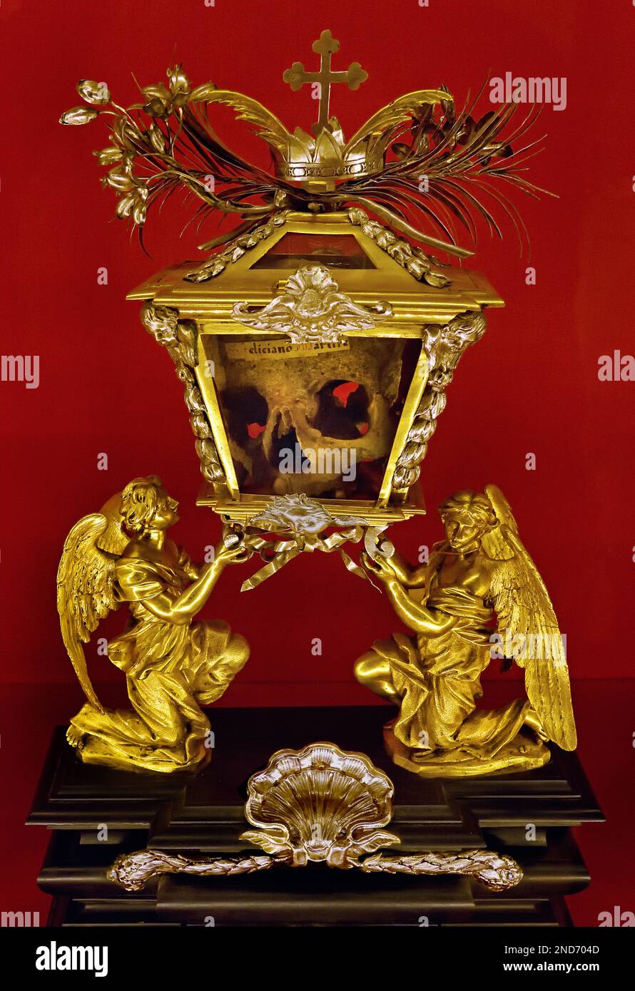 Relic of San Feliciano, XVIII century, (first destination), Roman