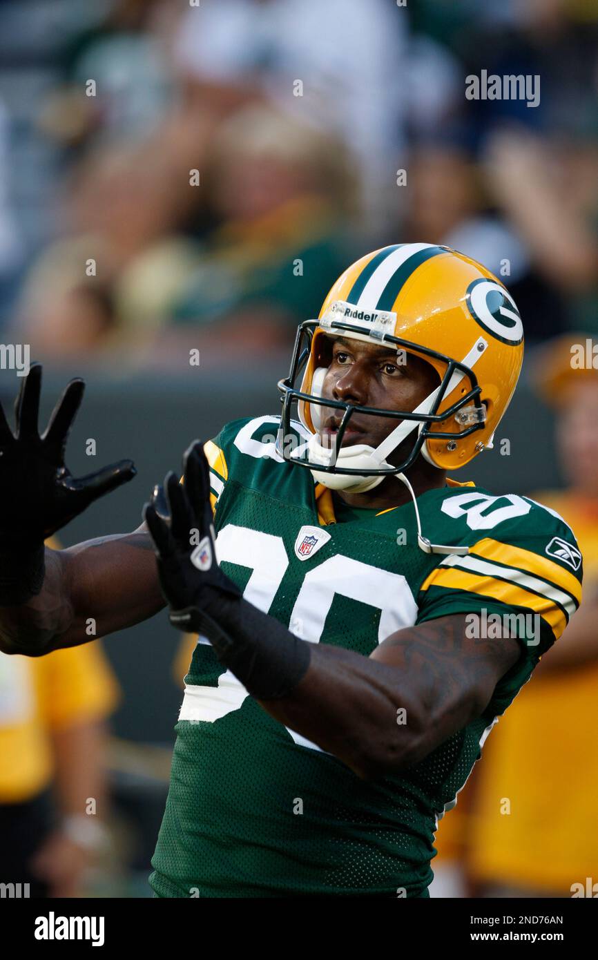 Green Bay Packers wide receiver Donald Driver (80) before of an NFL