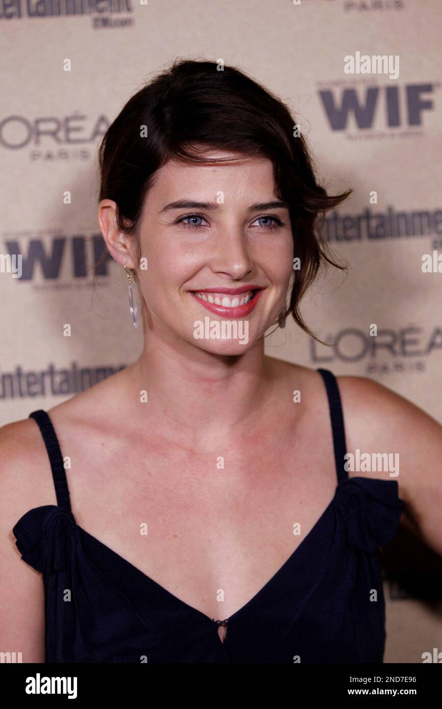 Cobie Smulders arrives at the Entertainment Weekly and Women in Film  Pre-Emmy Party in West Hollywood, Calif. on Friday, Aug. 27, 2010. (AP  Photo/Matt Sayles Stock Photo - Alamy