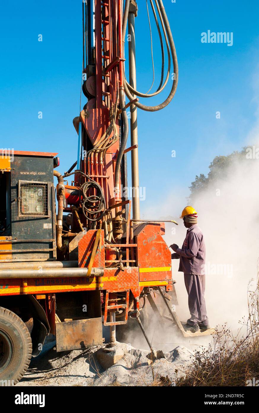 Drilling A Borehole For Water In Zambia Africa Stock Photo Alamy conroe-isd-ranked-among-america-s-best-large-employers-by-forbes-for