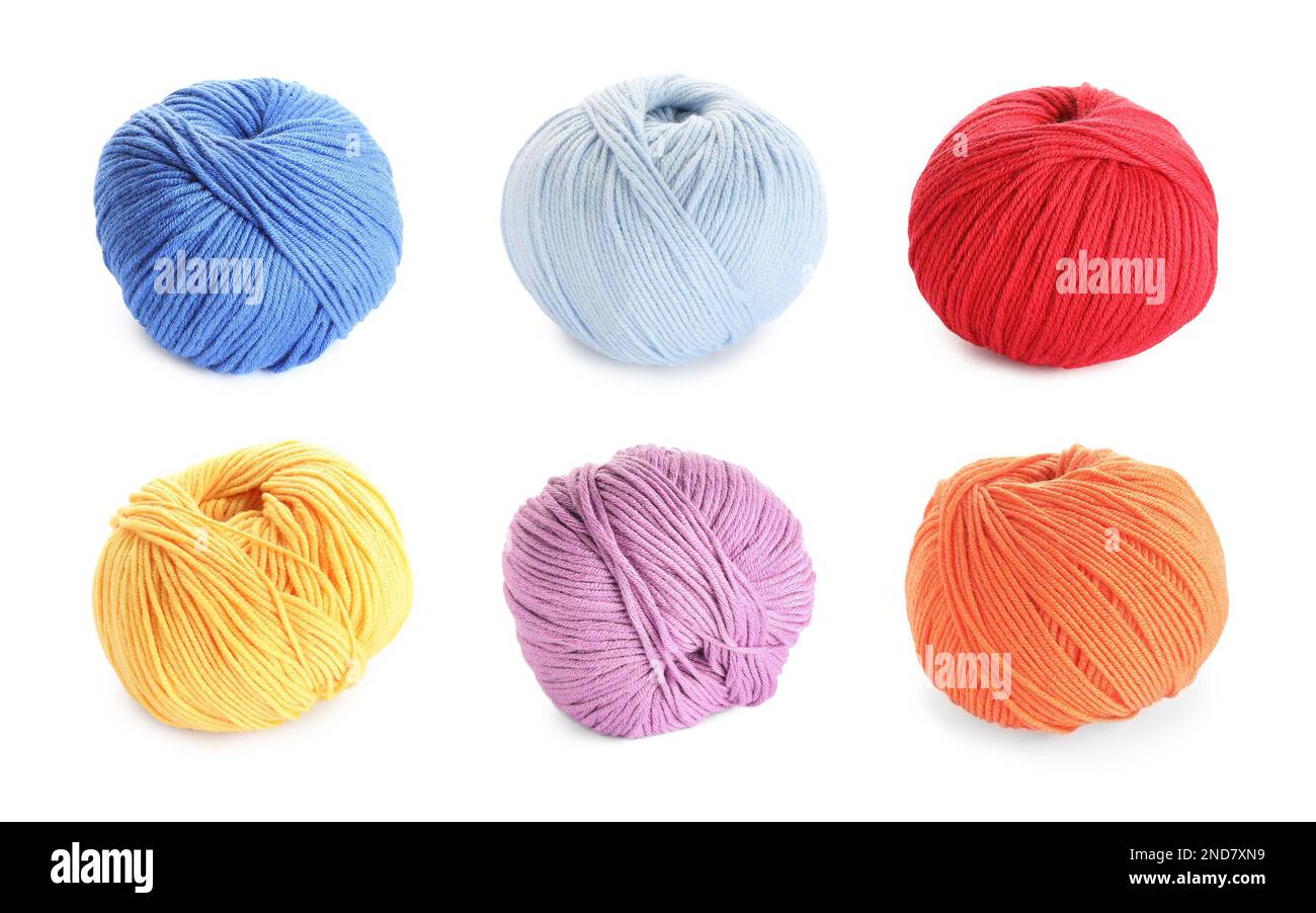Different color woolen thread hi-res stock photography and images