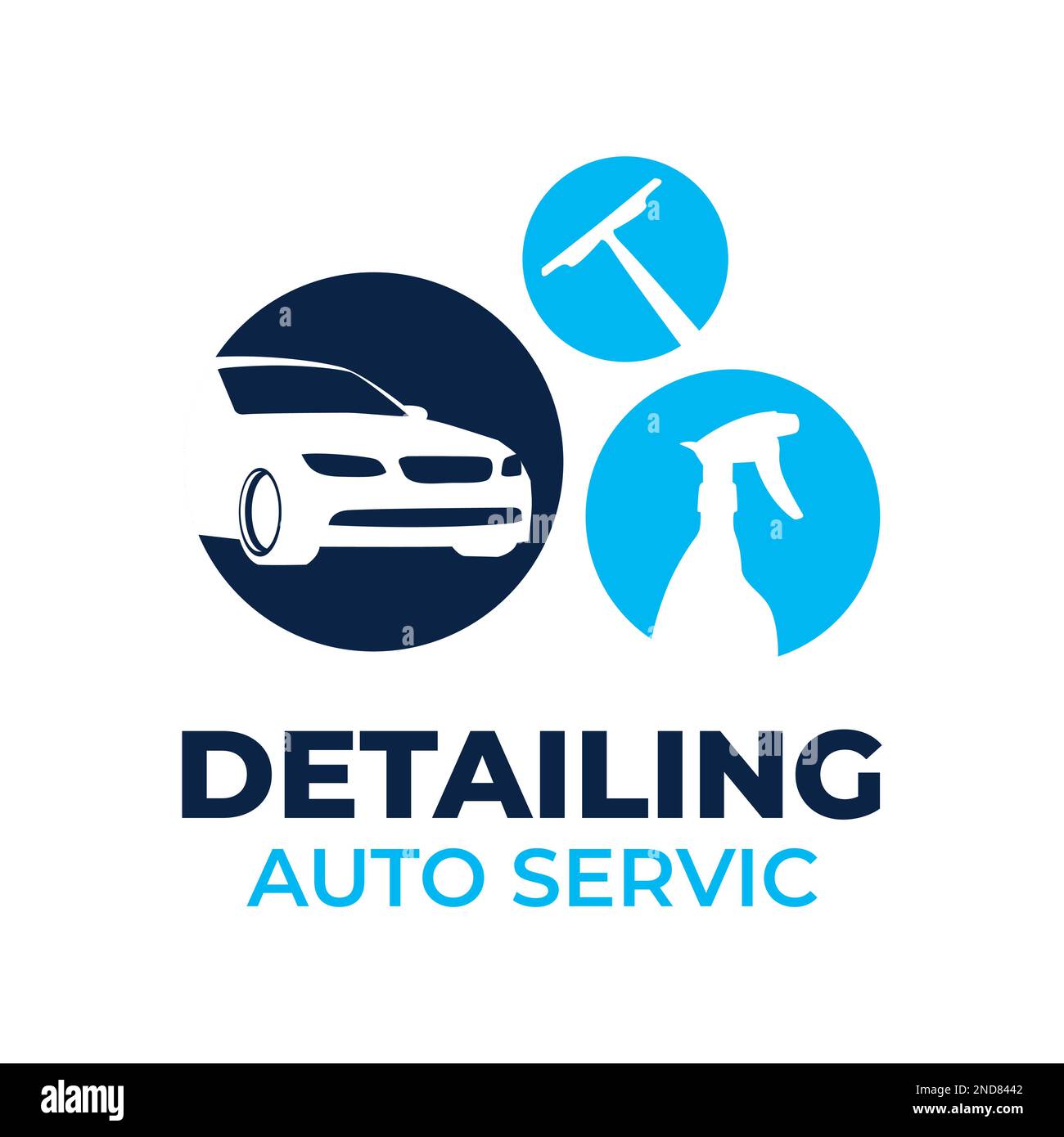 vintage AUTO DETAILING silhouette logo design Stock Vector Image & Art -  Alamy