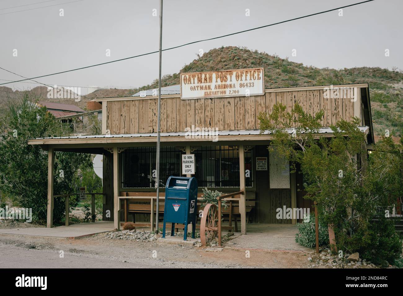 Oatman Post Office, Oatman, Arizona Stock Photo Alamy