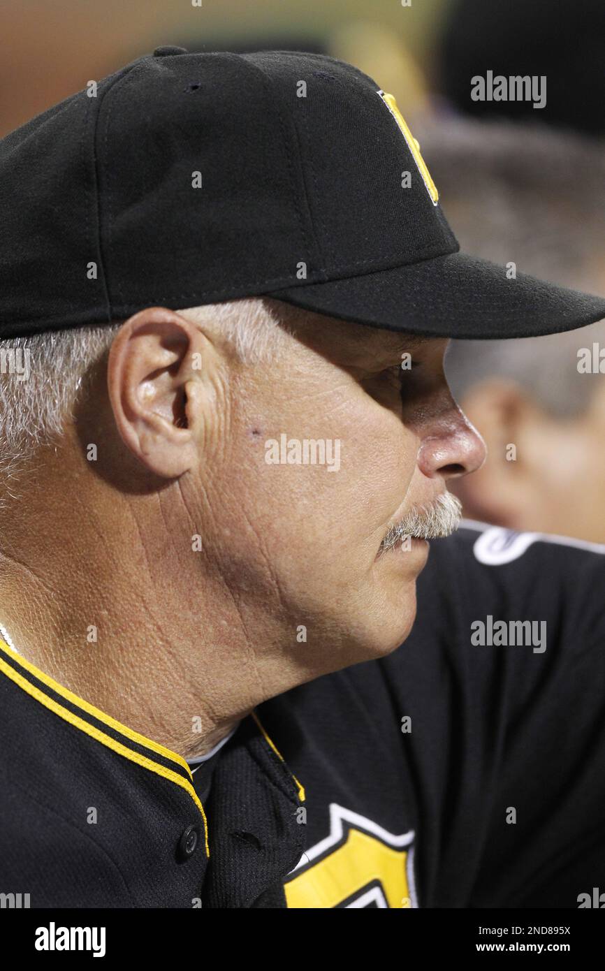 Pittsburgh Pirates catcher Francisco Cervelli stands in the dugout before a  baseball game against the San Francisco Giants in Pittsburgh, Saturday,  April 20, 2019. (AP Photo/Gene J. Puskar Stock Photo - Alamy