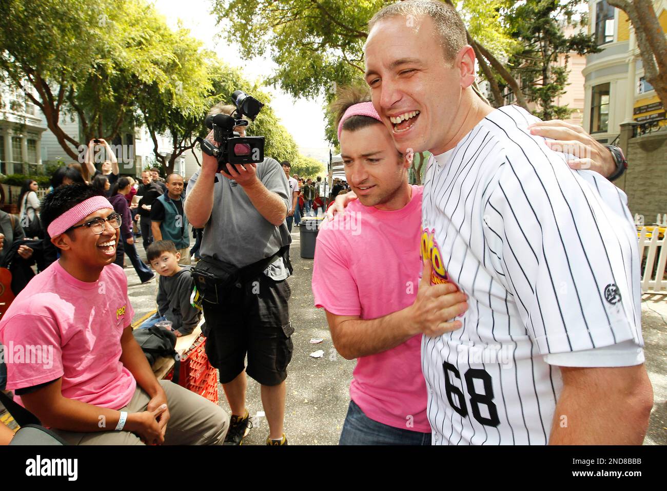 In this photograph taken by AP Images for Pepto Bismol, World eating